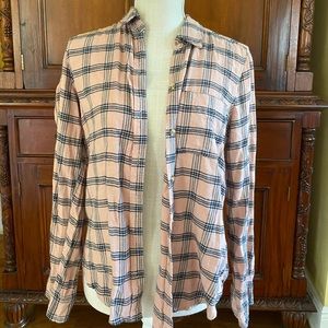 Pink plaid flannel